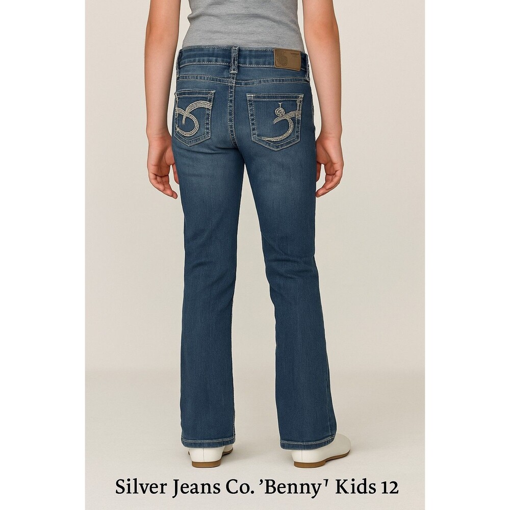 Silver Jeans Co. “Benny” Kids Jeans Size 12 – Medium Wash, Straight Leg,...